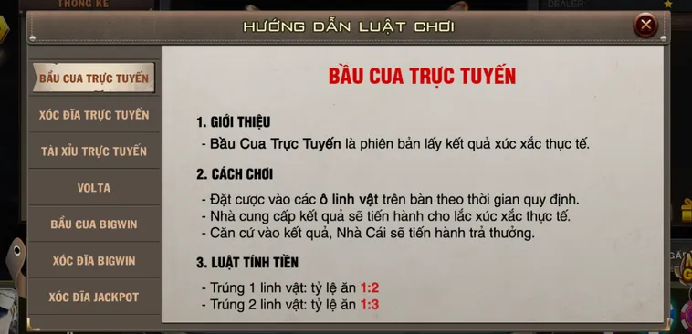 Hướng Dẫn Cách Chơi Bầu Cua Live Tại VaoBet Thắng Lớn Mỗi Ngày