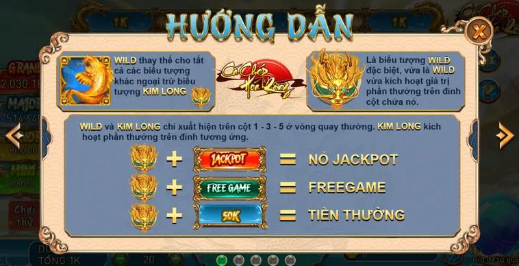 Slot Game Cá Chép Hoá Rồng Tại VaoBet Chinh Phục Giải Thưởng Lớn Đẳng Cấp