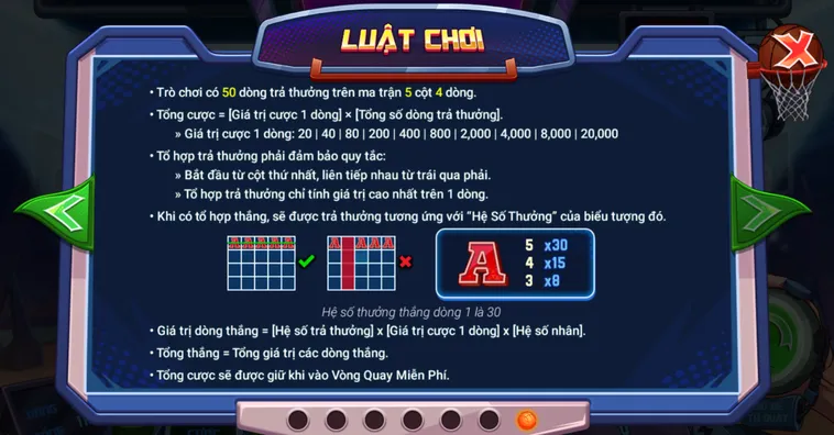 Nổ Hũ Cao Thủ Bóng Rổ Tại VaoBet Trải Nghiệm Đỉnh Cao Với Phần Thưởng Lớn