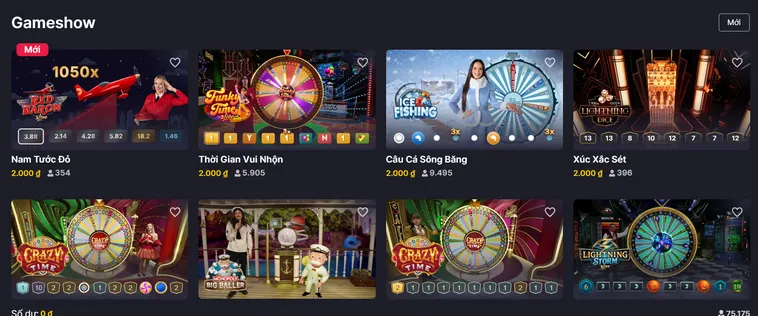 Table Game Game Shows Tại VaoBet Bùng Nổ Cảm Xúc Cùng Những Trò Chơi Đỉnh
