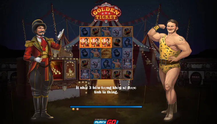 Game Nhanh Golden Ticket Tại VaoBet Trải Nghiệm Săn Thưởng Trong Rạp Xiếc Huyền Thoại