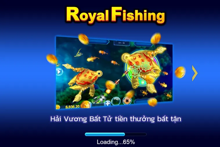 Bắn Cá Royal Fishing Tại VaoBet Trải Nghiệm Săn Cá Đẳng Cấp Hoàng Gia